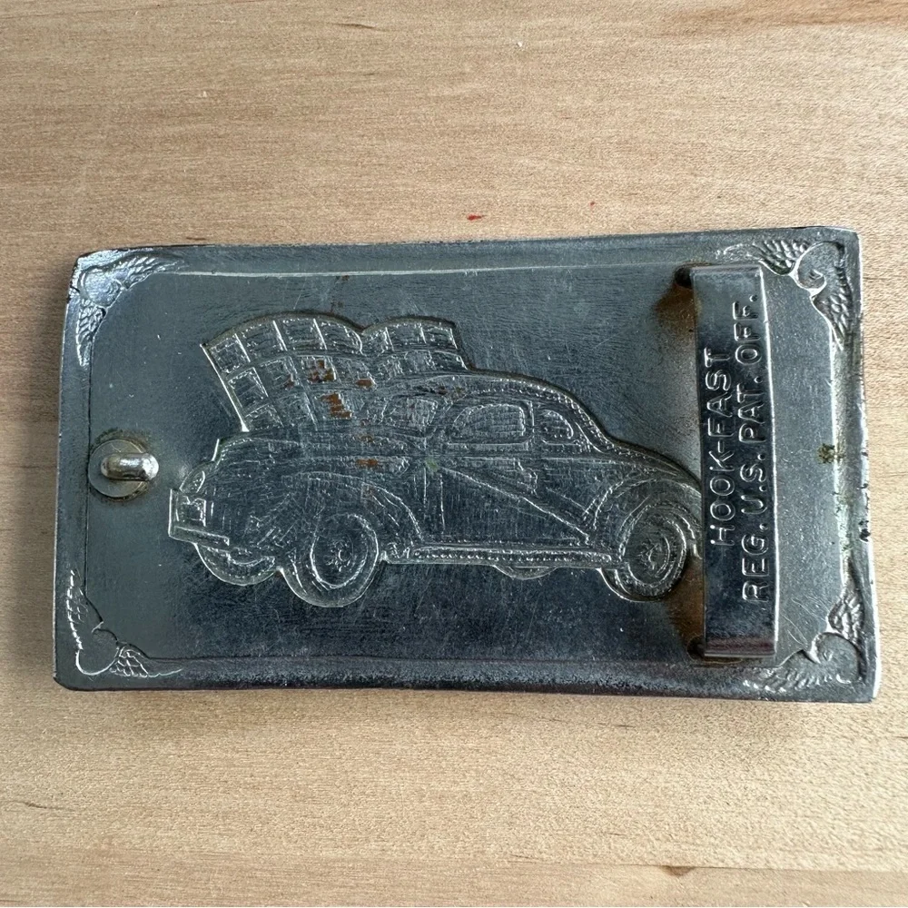 Vintage Hot Rod Hook Fast Belt Buckle